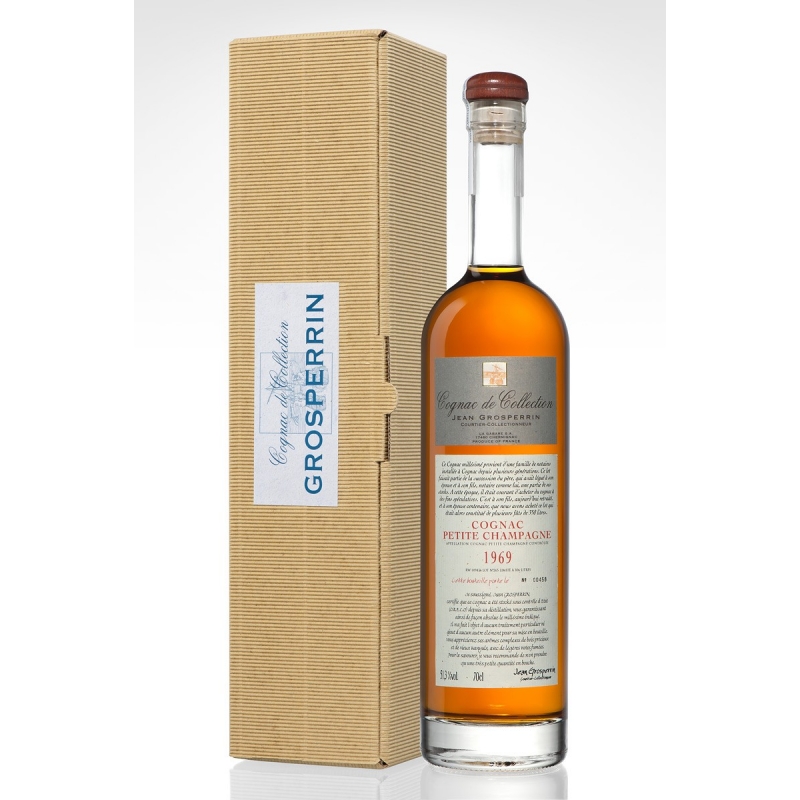 Millésime 1969 Petite Champagne Cognac Grosperrin édition limitée Millésime 1969 Petite Champagne Cognac Grosperrin édition limitée