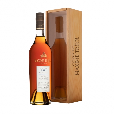 Millésime 1991 Petite Champagne Cognac Maxime Trijol édition limitée